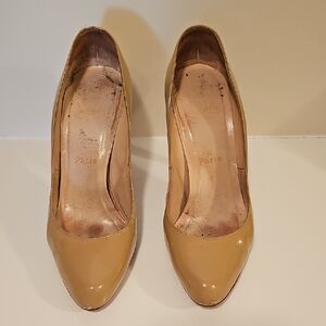 Christian Louboutin Tan Heels